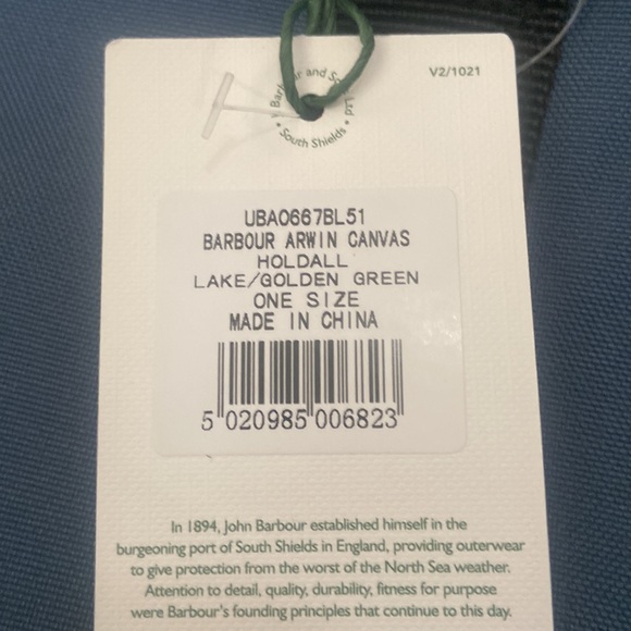 Barbour Arwin canvas bag - Picture 10 of 16